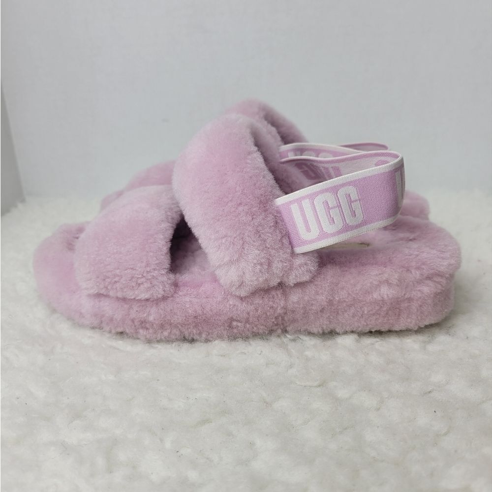 UGG Women's Oh Yeah Womens Sandals Size 7 Purple Slide Slipper 1107953 - Picture 2 of 9